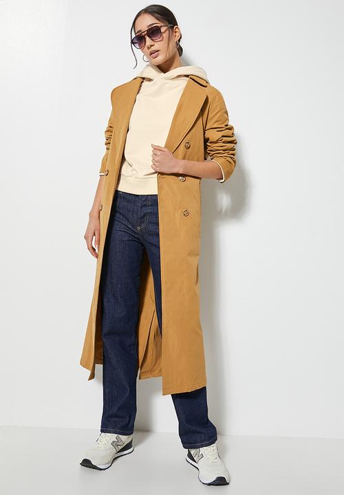 Superbalist - 2 pack crop hoodie - sand & choc