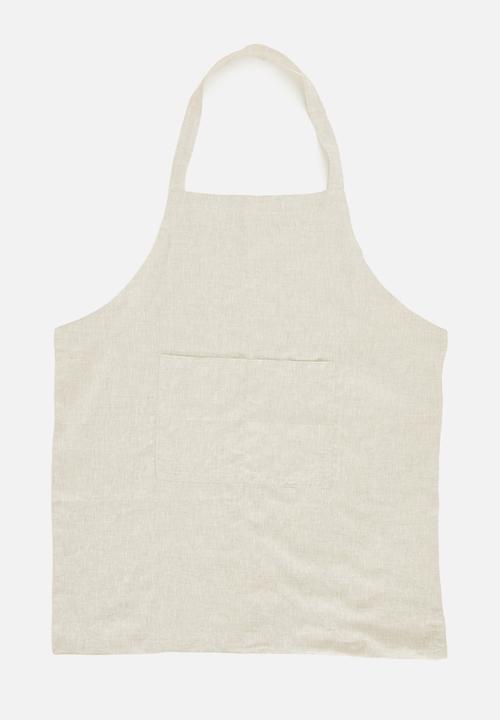 Sixth Floor - Shilo linen apron - natural