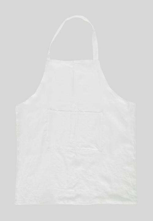 Sixth Floor - Shilo linen apron - white