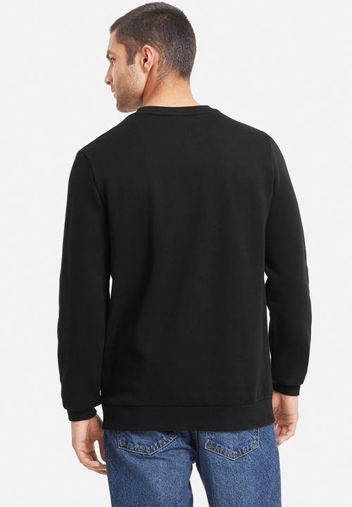 PUMA - Ess Big Logo Crew Fleece - Black