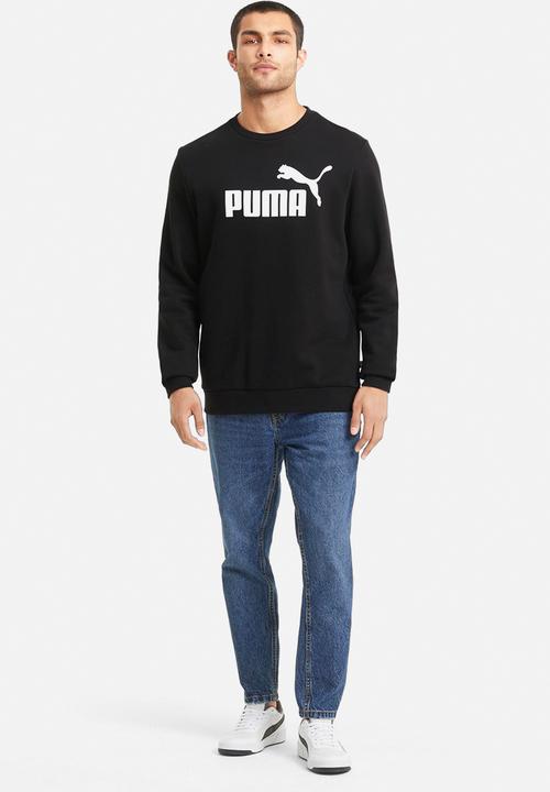 PUMA - Ess Big Logo Crew Fleece - Black