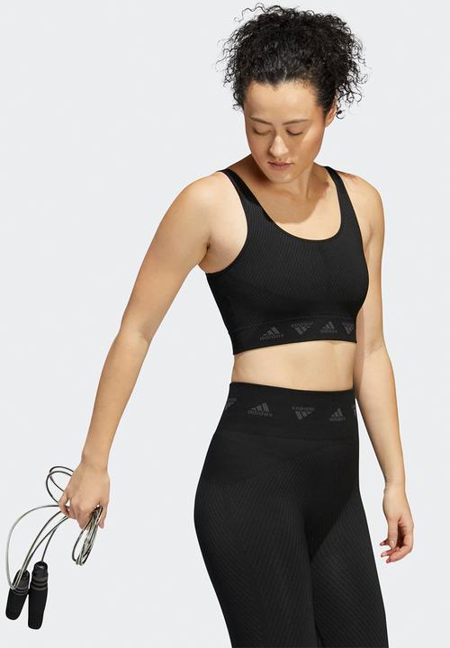 adidas Performance - Aeroknit bra - black