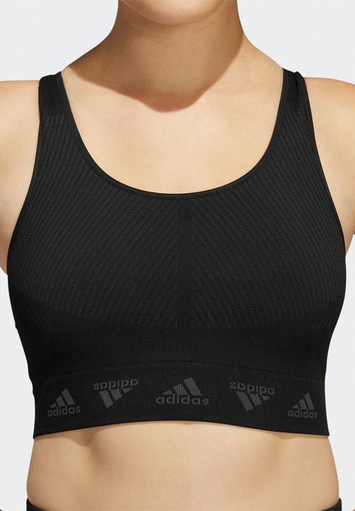adidas Performance - Aeroknit bra - black