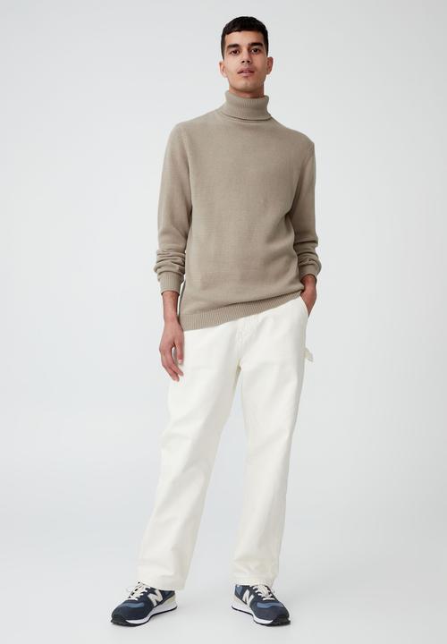 Cotton On - Roll neck sweater - camel