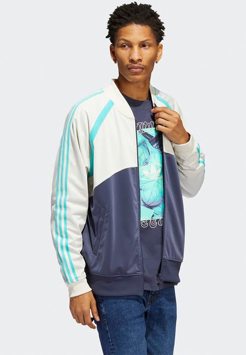 adidas Originals - SST Blocked Track Jacket  - shadow navy & wonder white
