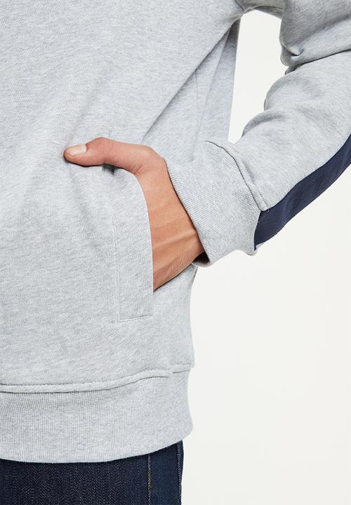 POLO - Polo Sport Webbing Sweatshirt Hoodie - Grey & Navy 