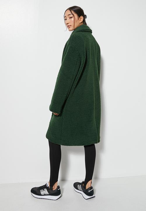 Superbalist - Fuzzy coat - emerald