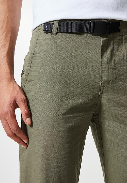 Superbalist - Osaka slim utility pants - army green