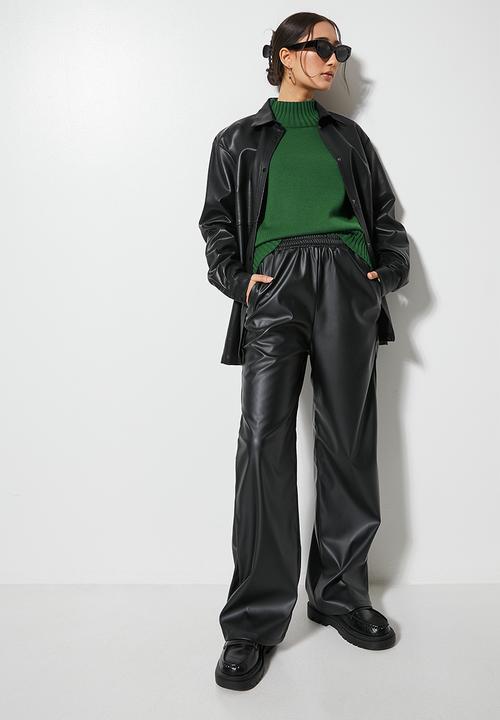 Superbalist - Organic cotton funnel neck - new green