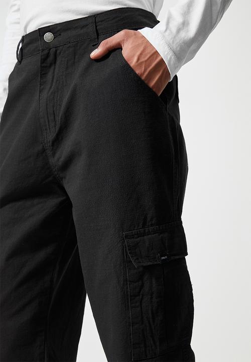 Superbalist - Carson tapered cargo pants - black