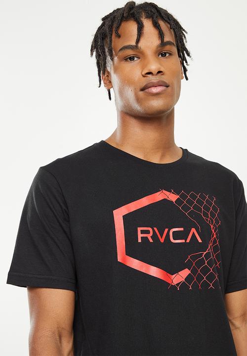RVCA - Hex fence short sleeve - black