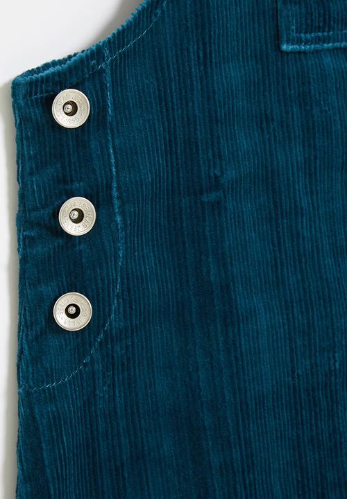 LAB - Corduroy pinafore dress - blue