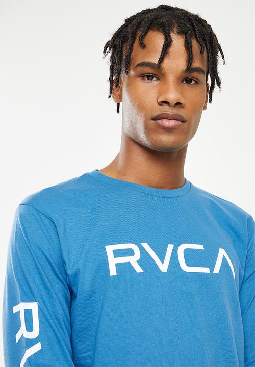 RVCA - Big RVCA  Long Sleeve Tee - French blue