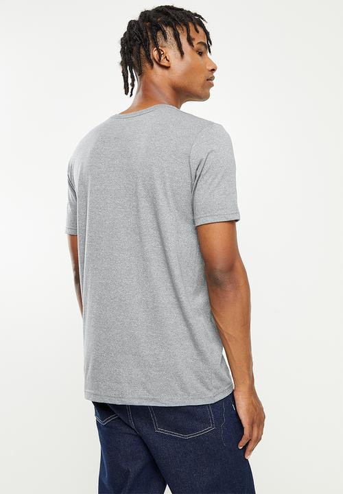RVCA - Big RVCA SS Tee - Grey noise mock twist