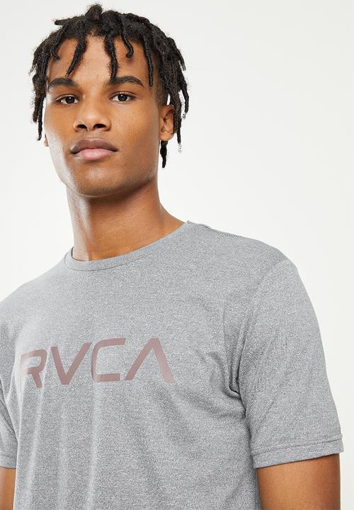RVCA - Big RVCA SS Tee - Grey noise mock twist