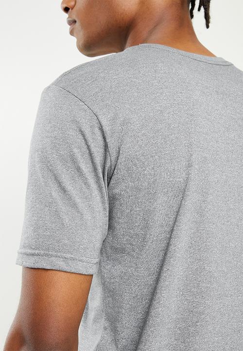 RVCA - Big RVCA SS Tee - Grey noise mock twist