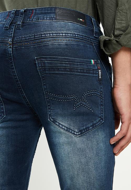 SOVIET - M viscounte #9 fashion slim leg denim  - indigo