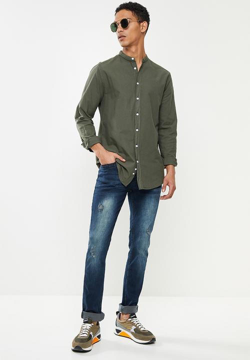 SOVIET - M viscounte #9 fashion slim leg denim  - indigo