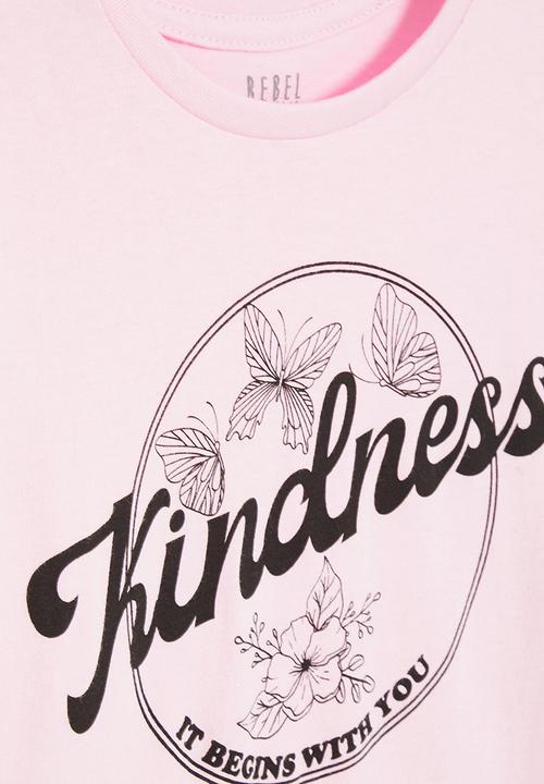 Rebel Republic - Graphic tee - light pink