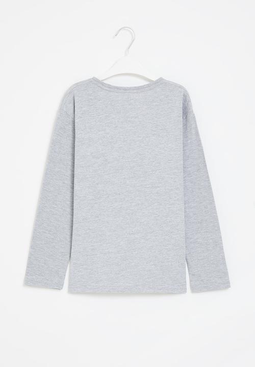 Rebel Republic - Graphic tee - grey melange
