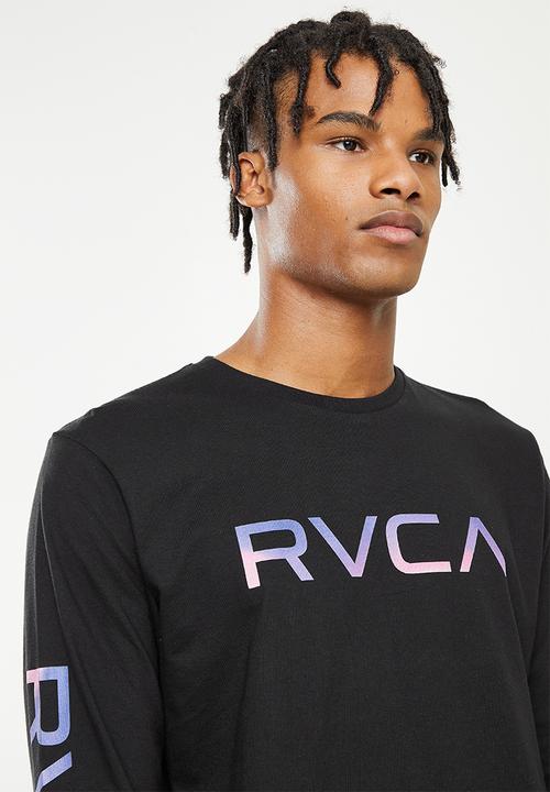 RVCA - Big RVC  fills long sleeve - black