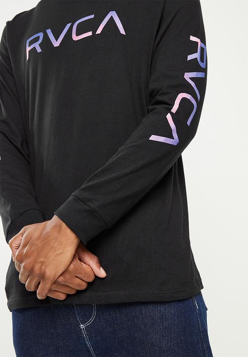 RVCA - Big RVC  fills long sleeve - black
