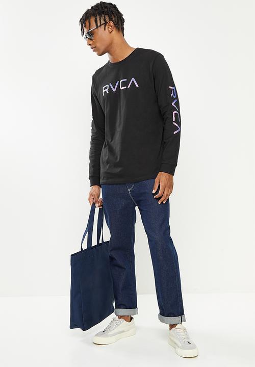 RVCA - Big RVC  fills long sleeve - black
