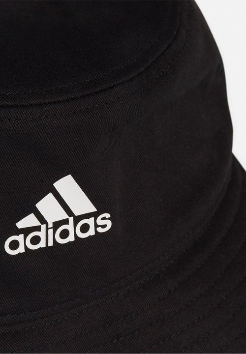 adidas Performance - Cotton bucket hat - black/white