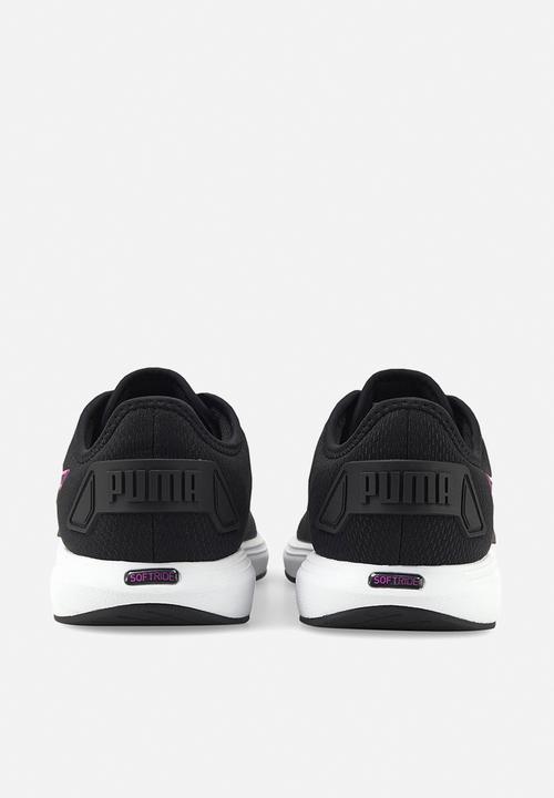 PUMA - Softride cruise - puma black/deep orchid