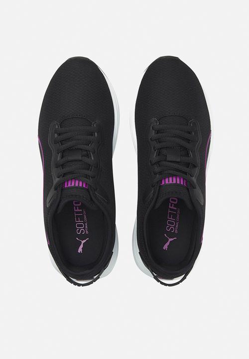 PUMA - Softride cruise - puma black/deep orchid