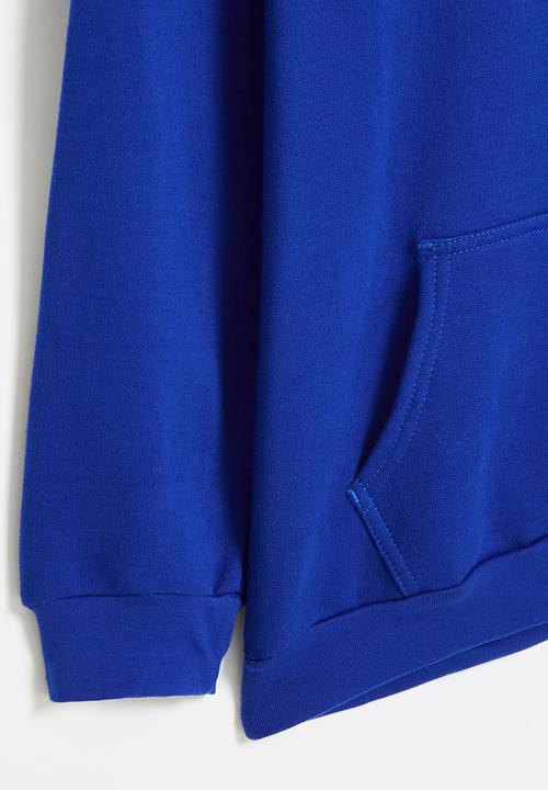 Rebel Republic - Boys graphic hooded sweatshirt - royal melange