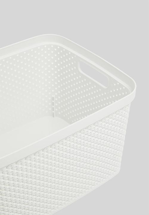 Storage Solutions - Storage box with lid - soft white