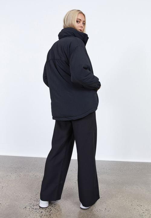 Factorie - Oversized puffer jacket - black