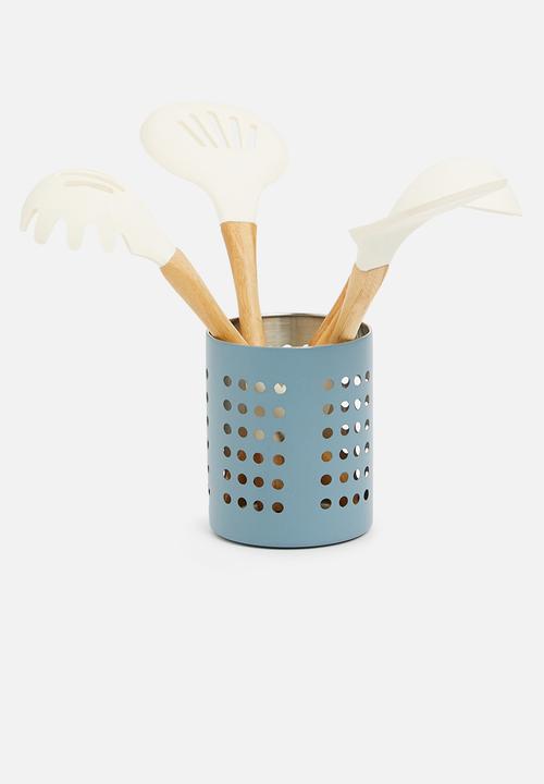Excellent Houseware - Cutlery holder - blue