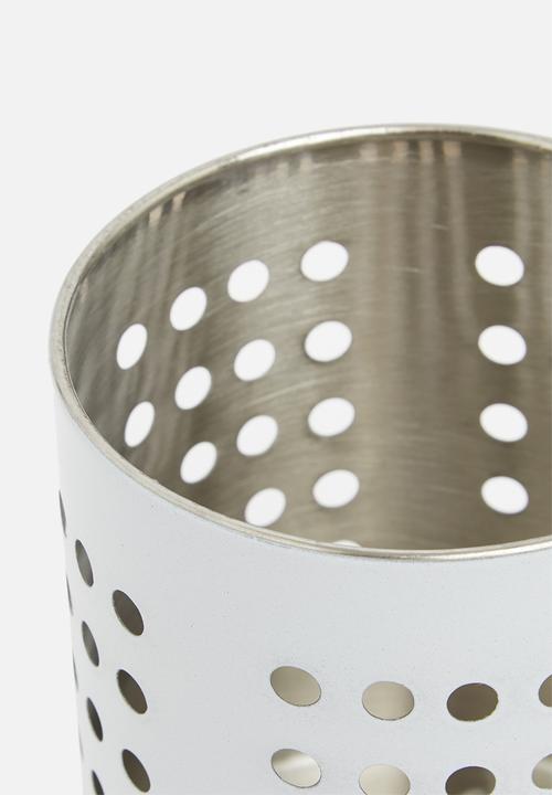 Excellent Houseware - Cutlery holder - white