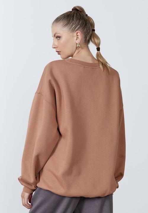 Factorie - Os graphic crew - terracotta/maine state