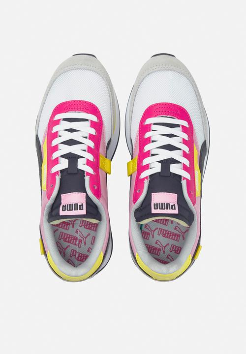 PUMA - Future rider splash jr - puma white/prism pink