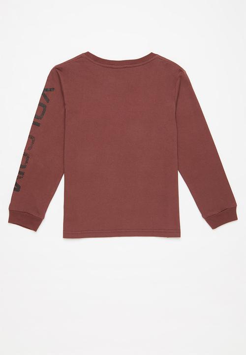 Volcom - Stonezeye long sleeve - maroon