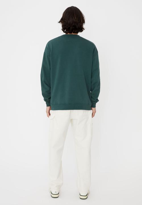 Cotton On - Oversized crew fleece - pineneedle green