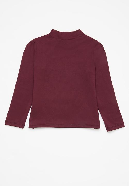 Superbalist Kids - 2 Pack turtle neck - navy/burgundy