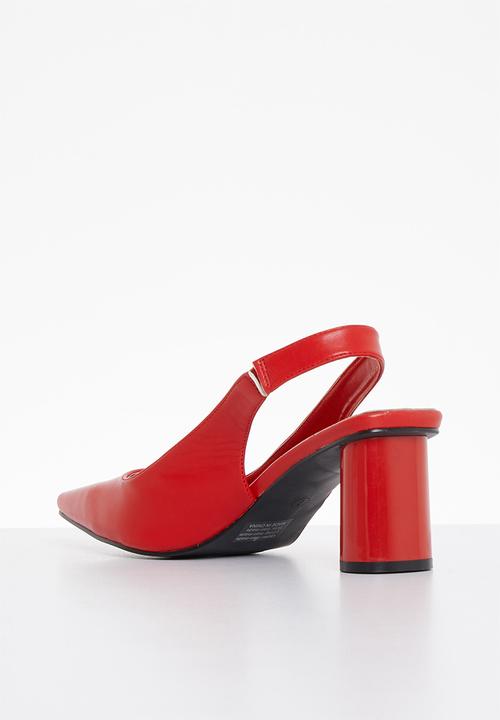 Superbalist - Lisa closed block heel - red