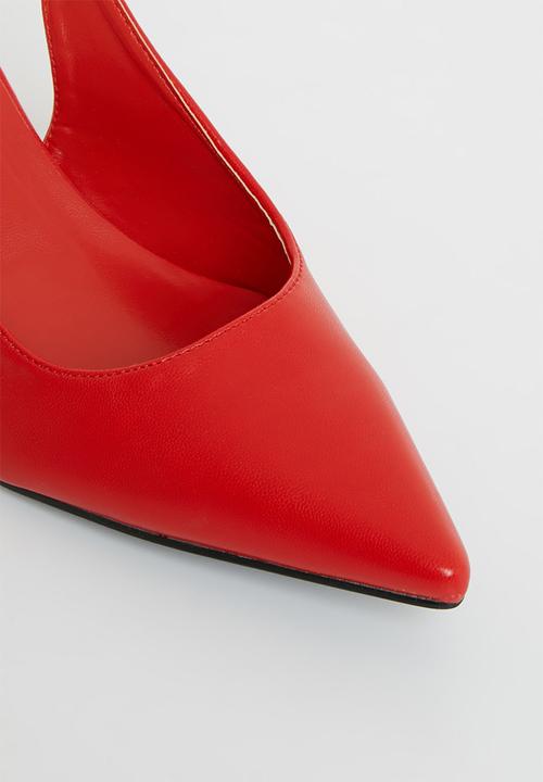 Superbalist - Lisa closed block heel - red