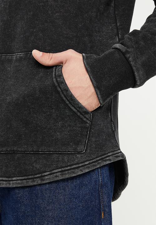 Silent Theory - Second to none hoodie - washed black