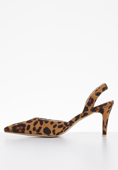 Superbalist - Zoey slingback heel - leopard