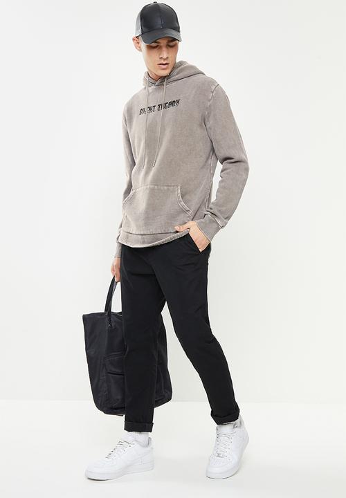 Silent Theory - Sliced hoodie - earth brown