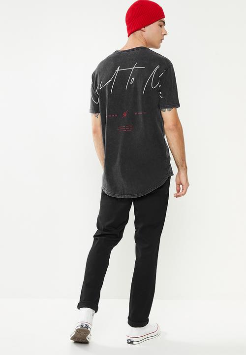 Silent Theory - Second to none tee - washed black