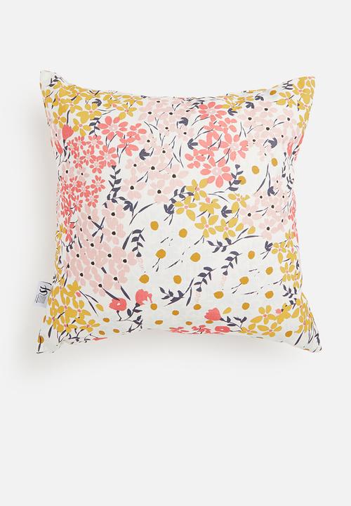 Sixth Floor - Blooming kids cushion cover - multi