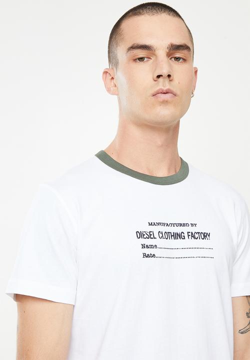 Diesel  - T-diegor-c3 short sleeve tee - white
