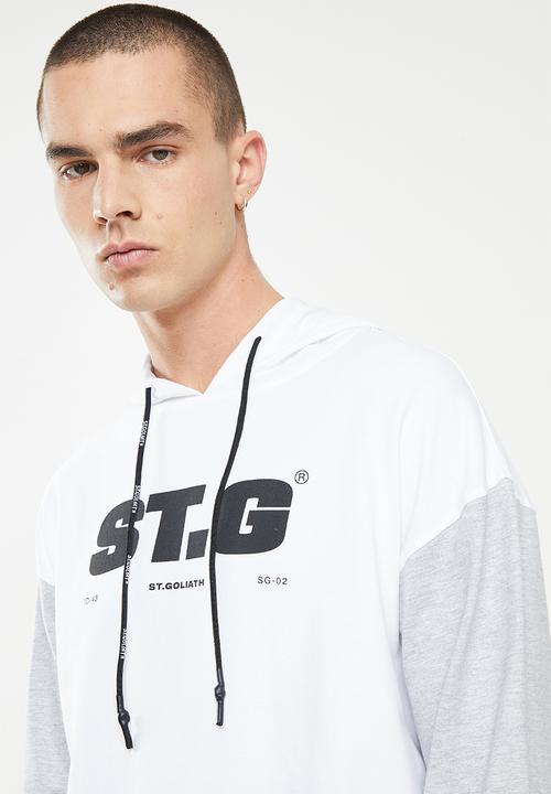 St. Goliath - Make it count hoody - white