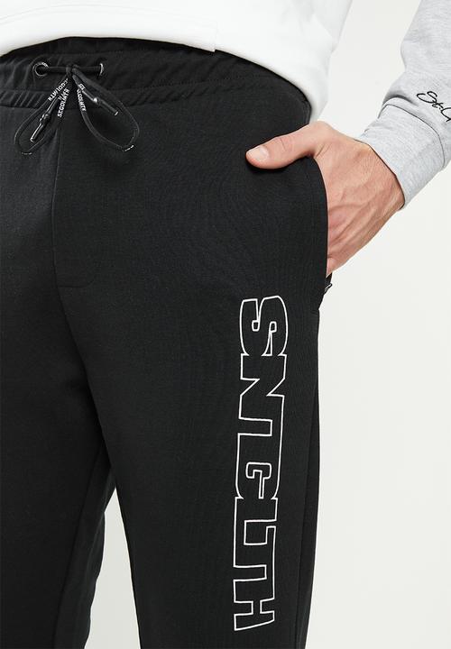 St. Goliath - Crisp track pant - black